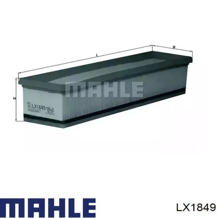 LX1849 Mahle Original воздушный фильтр