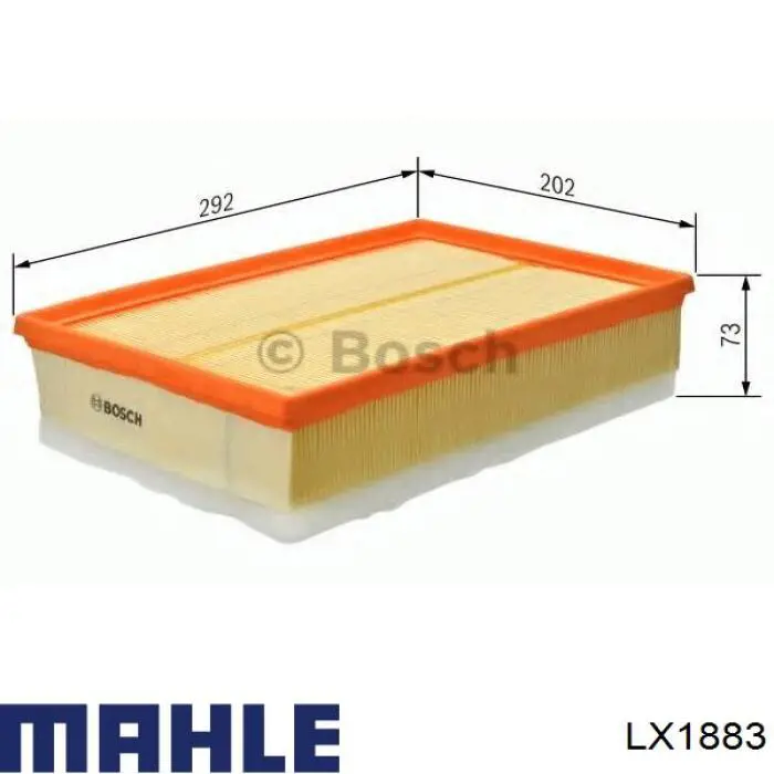 Воздушный фильтр LX1883 Mahle Original