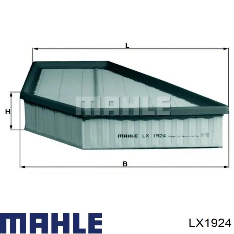 LX1924 Mahle Original воздушный фильтр