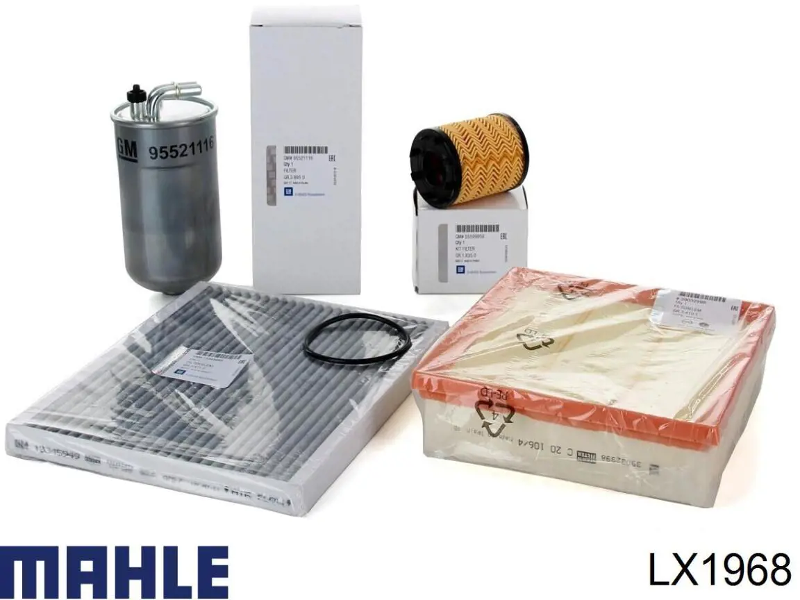 Фильтр воздушный Mahle Original LX1968