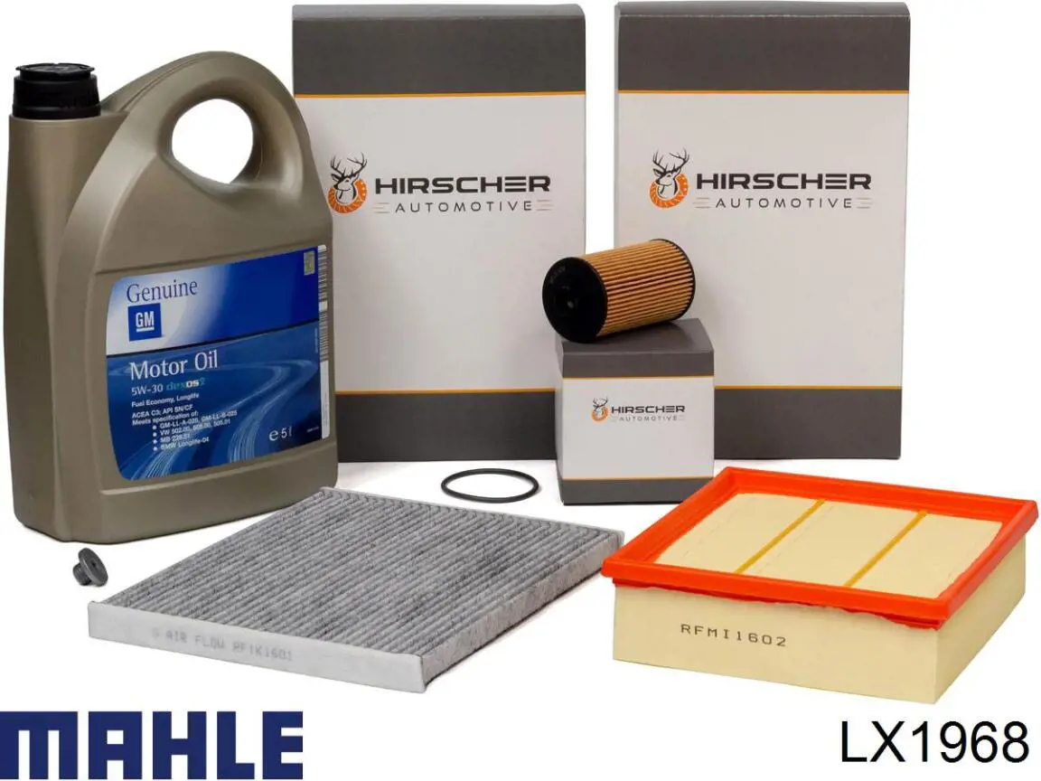 LX1968 Mahle Original Воздушный фильтр двигателя