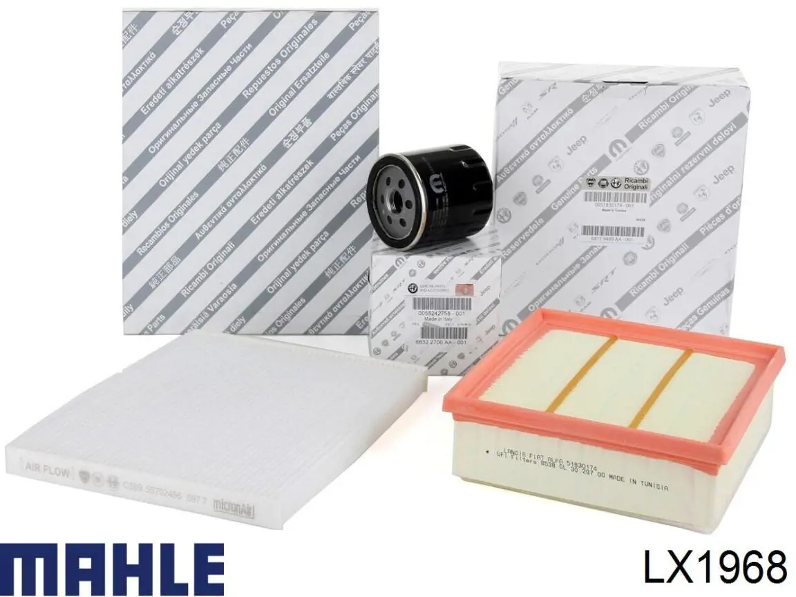 Воздушный фильтр LX1968 Mahle Original