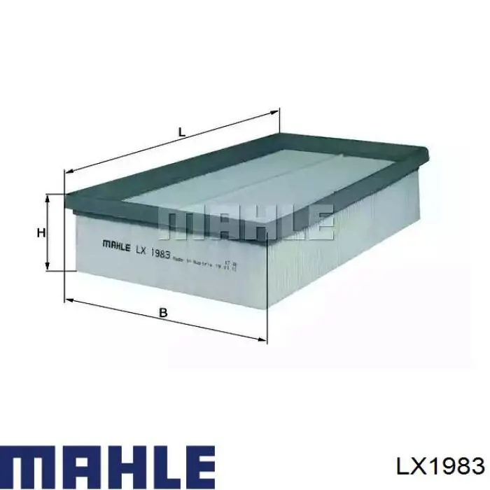 LX1983 Mahle Original воздушный фильтр