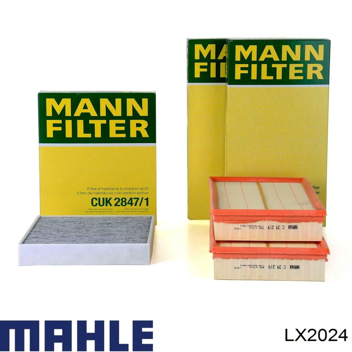 LX2024 Mahle Original Воздушный фильтр двигателя