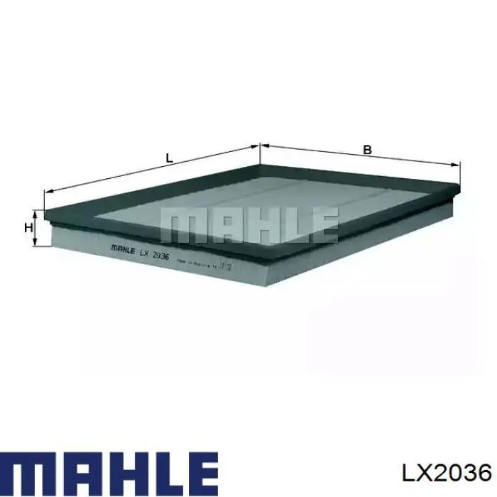 LX2036 Mahle Original воздушный фильтр