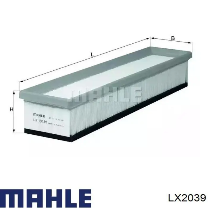 LX2039 Mahle Original воздушный фильтр
