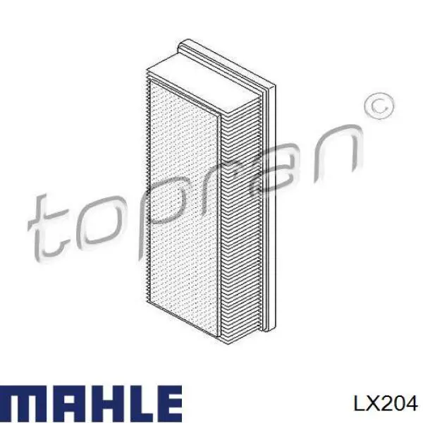 Купить LX204 Mahle Original Автомобильный фильтр воздуха