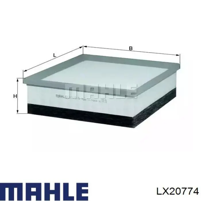 Воздушный фильтр LX20774 Mahle Original