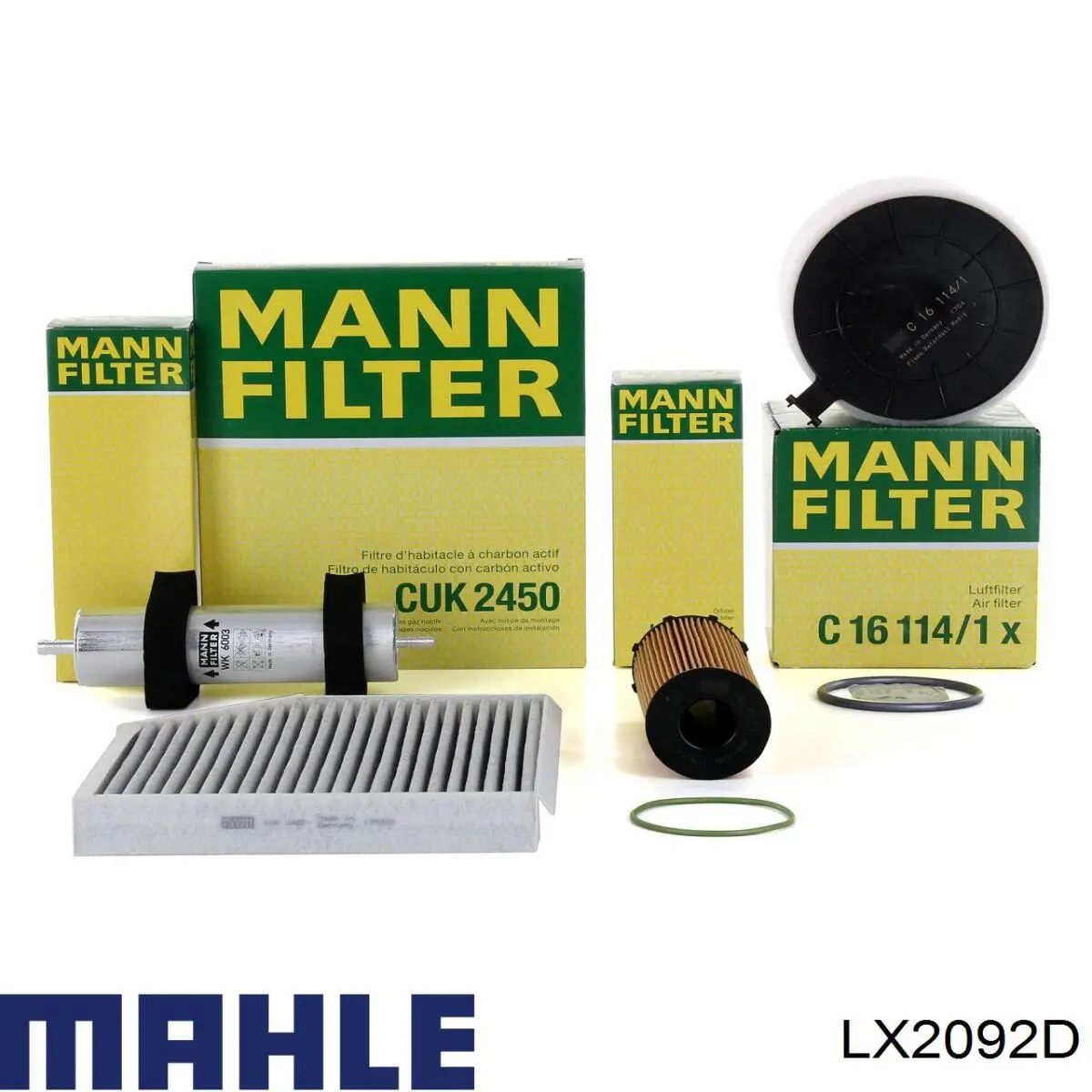 Элемент воздушного фильтра Mahle Original LX2092D цена, от 17.99 USD