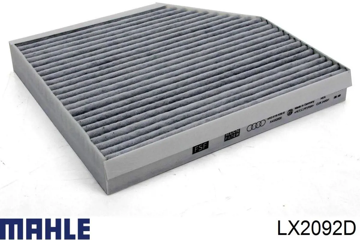 Воздушный фильтр LX2092D Mahle Original