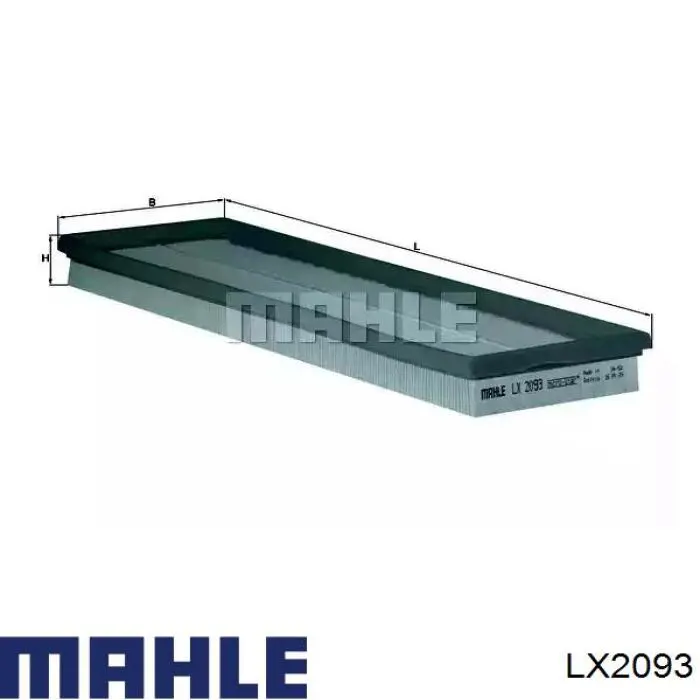 LX2093 Mahle Original Воздушный фильтр двигателя