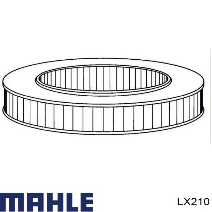 Воздушный фильтр LX210 Mahle Original