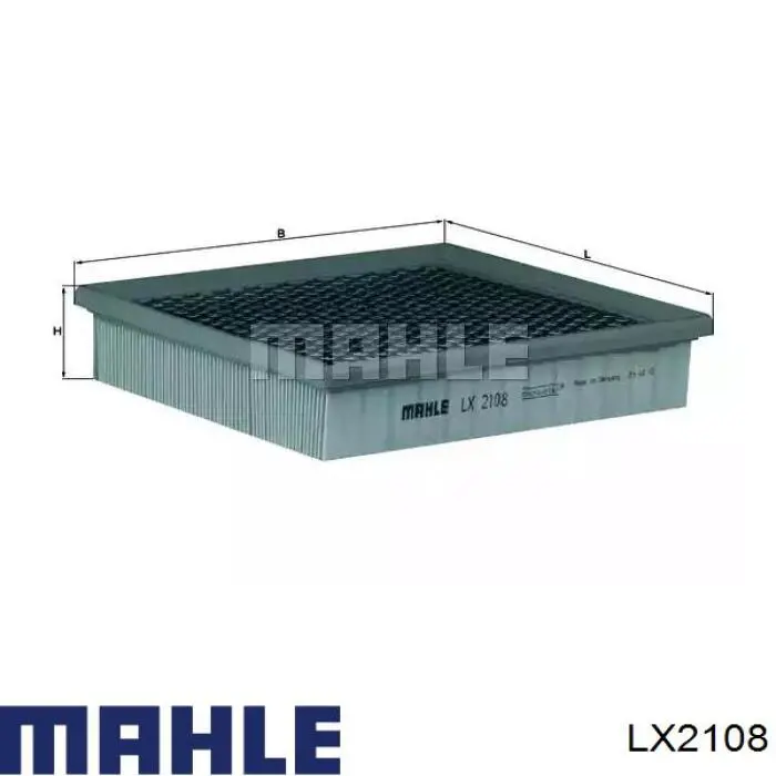 Воздушный фильтр LX2108 Mahle Original