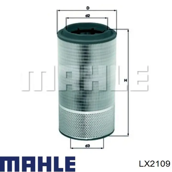 Воздушный фильтр LX2109 Mahle Original