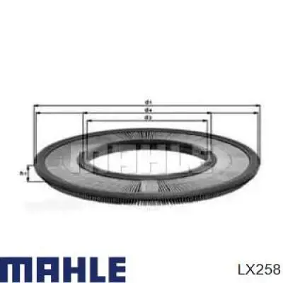 LX258 Mahle Original воздушный фильтр