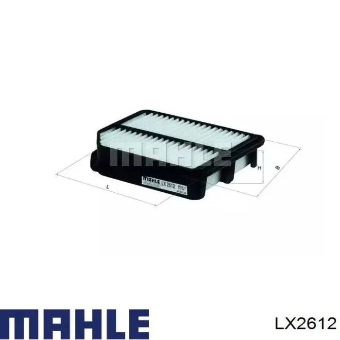 Воздушный фильтр LX2612 Mahle Original