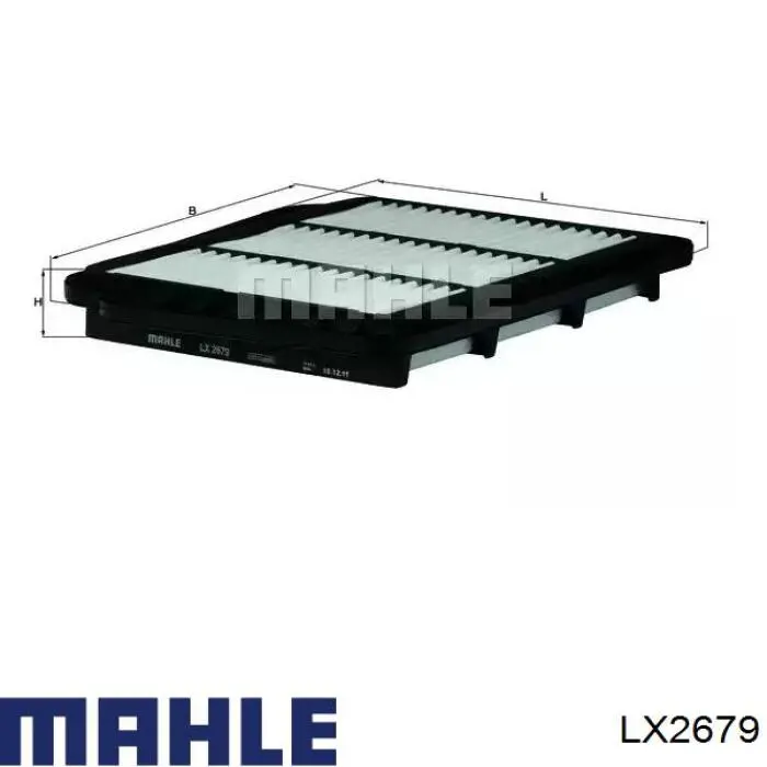 LX2679 Mahle Original воздушный фильтр