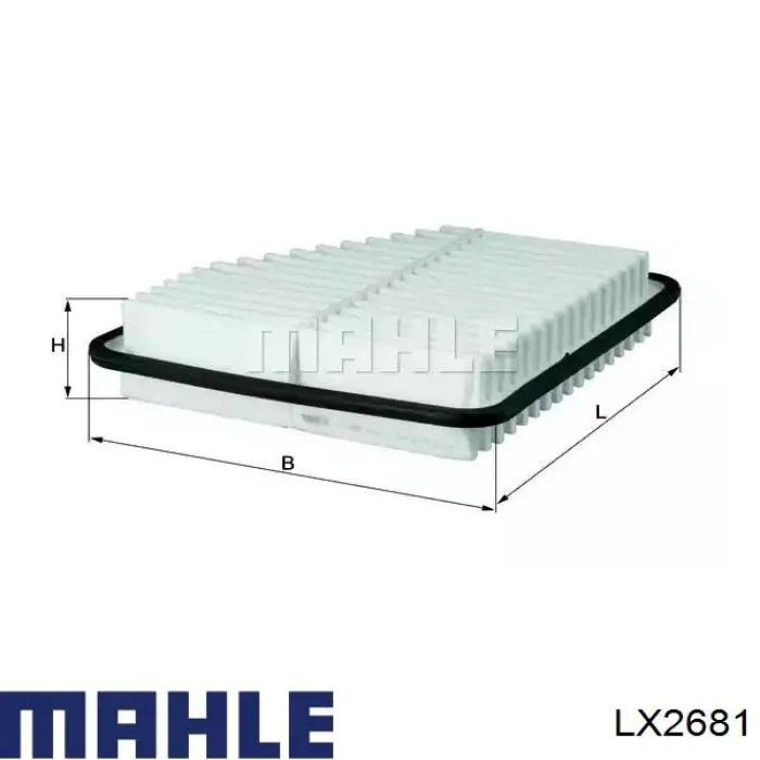 LX2681 Mahle Original воздушный фильтр