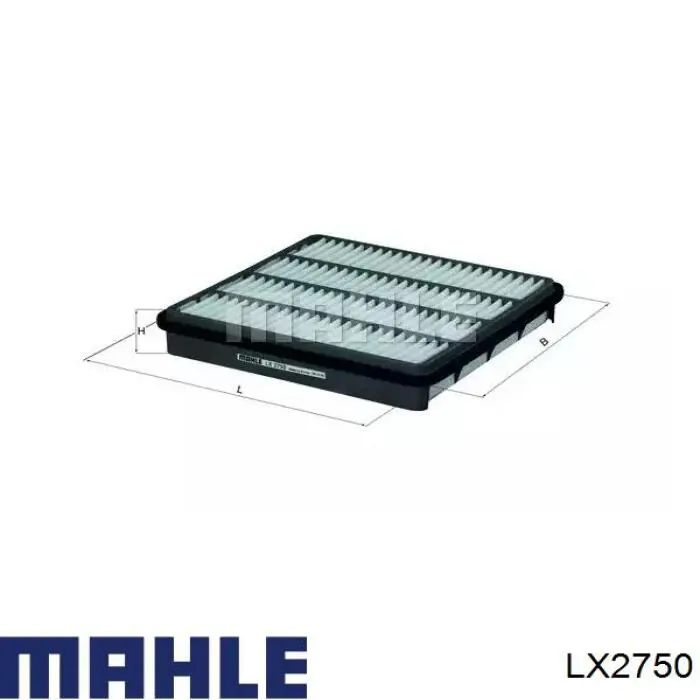 Воздушный фильтр LX2750 Mahle Original