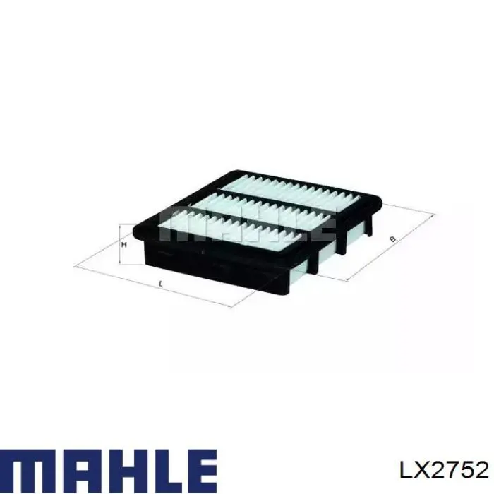 LX2752 Mahle Original воздушный фильтр
