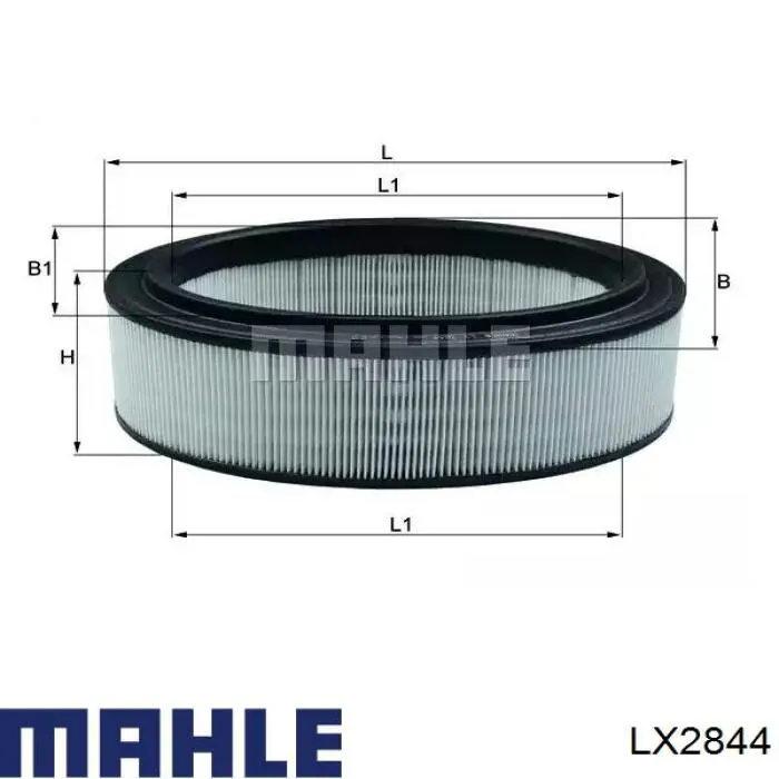 LX2844 Mahle Original воздушный фильтр