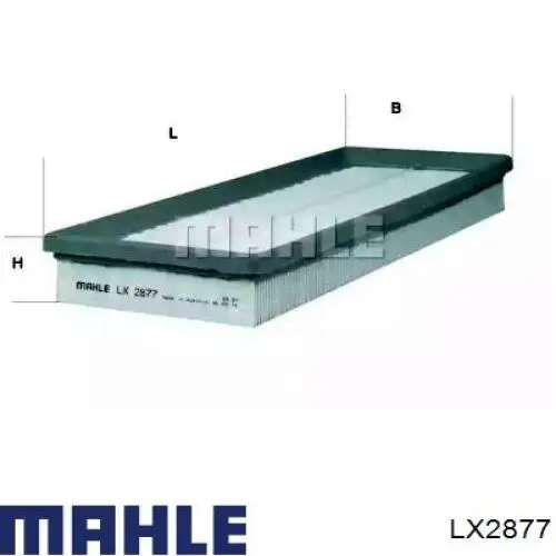 LX2877 Mahle Original воздушный фильтр