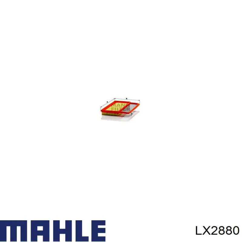 Фильтр воздушный Mahle Original LX2880