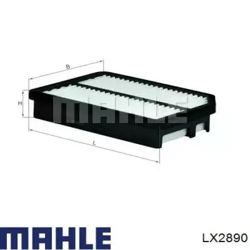 Воздушный фильтр LX2890 Mahle Original