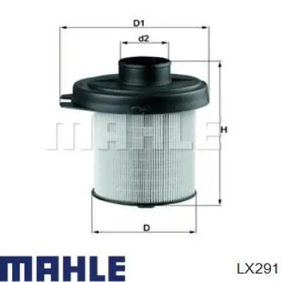 LX291 Mahle Original воздушный фильтр