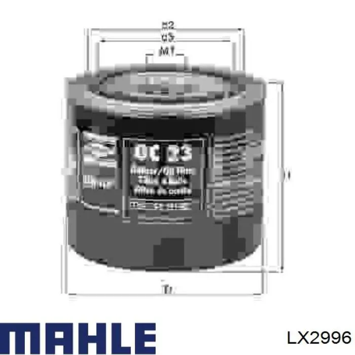 LX2996 Mahle Original воздушный фильтр