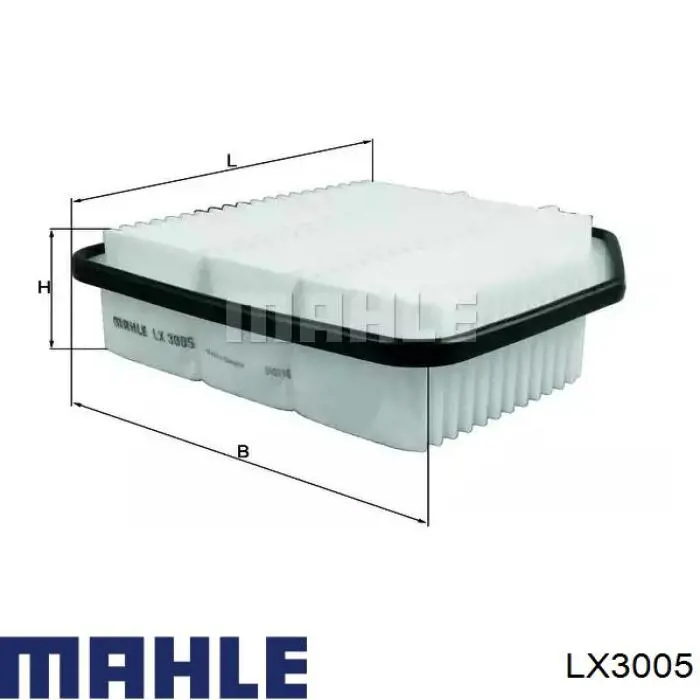 LX3005 Mahle Original воздушный фильтр