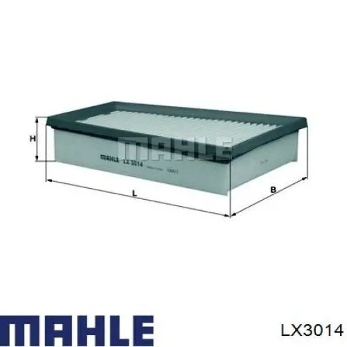 Воздушный фильтр LX3014 Mahle Original