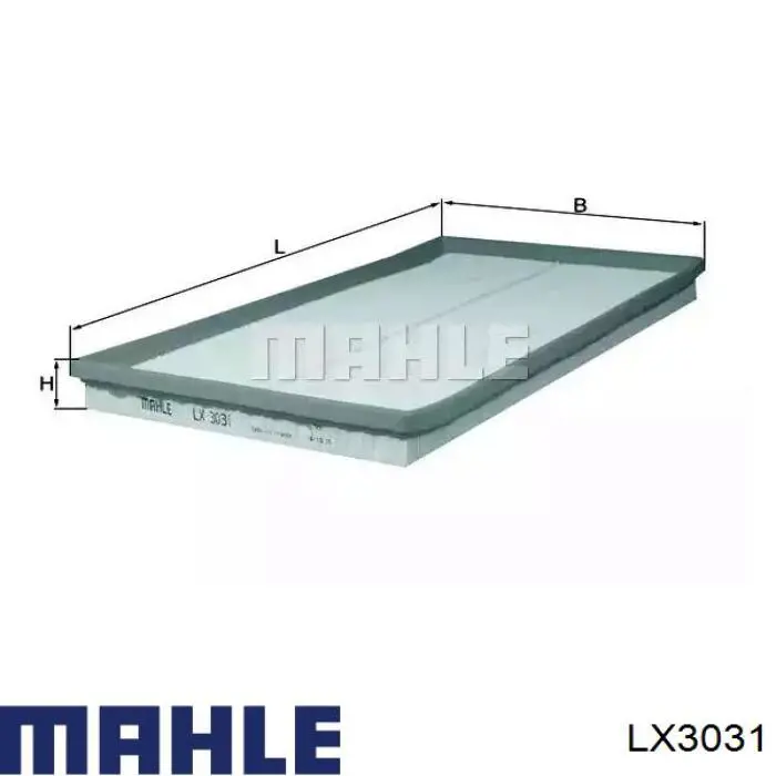 Воздушный фильтр LX3031 Mahle Original