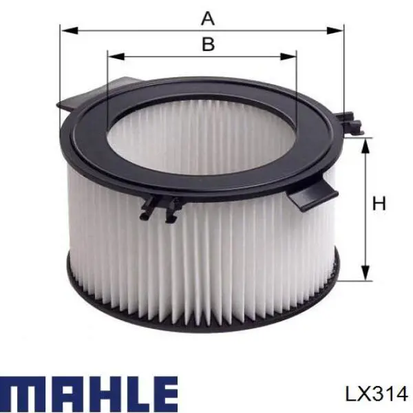 Фильтр воздушный Mahle Original LX314