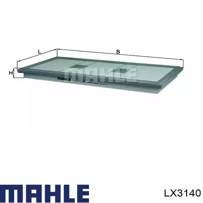 LX3140 Mahle Original воздушный фильтр