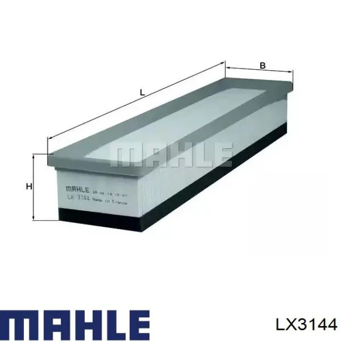 LX3144 Mahle Original воздушный фильтр