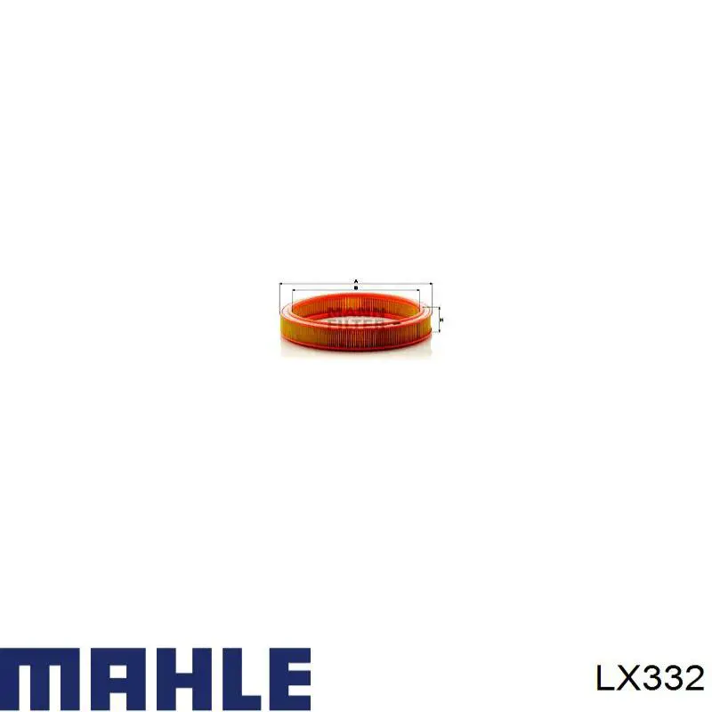 LX332 Mahle Original воздушный фильтр
