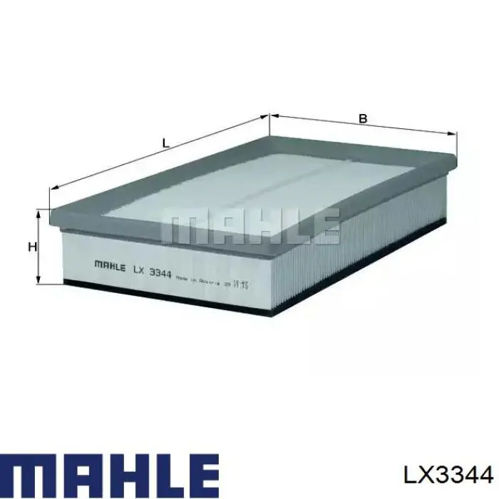 LX3344 Mahle Original воздушный фильтр