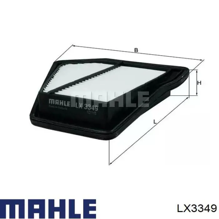 Воздушный фильтр LX3349 Mahle Original