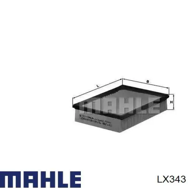 LX343 Mahle Original воздушный фильтр