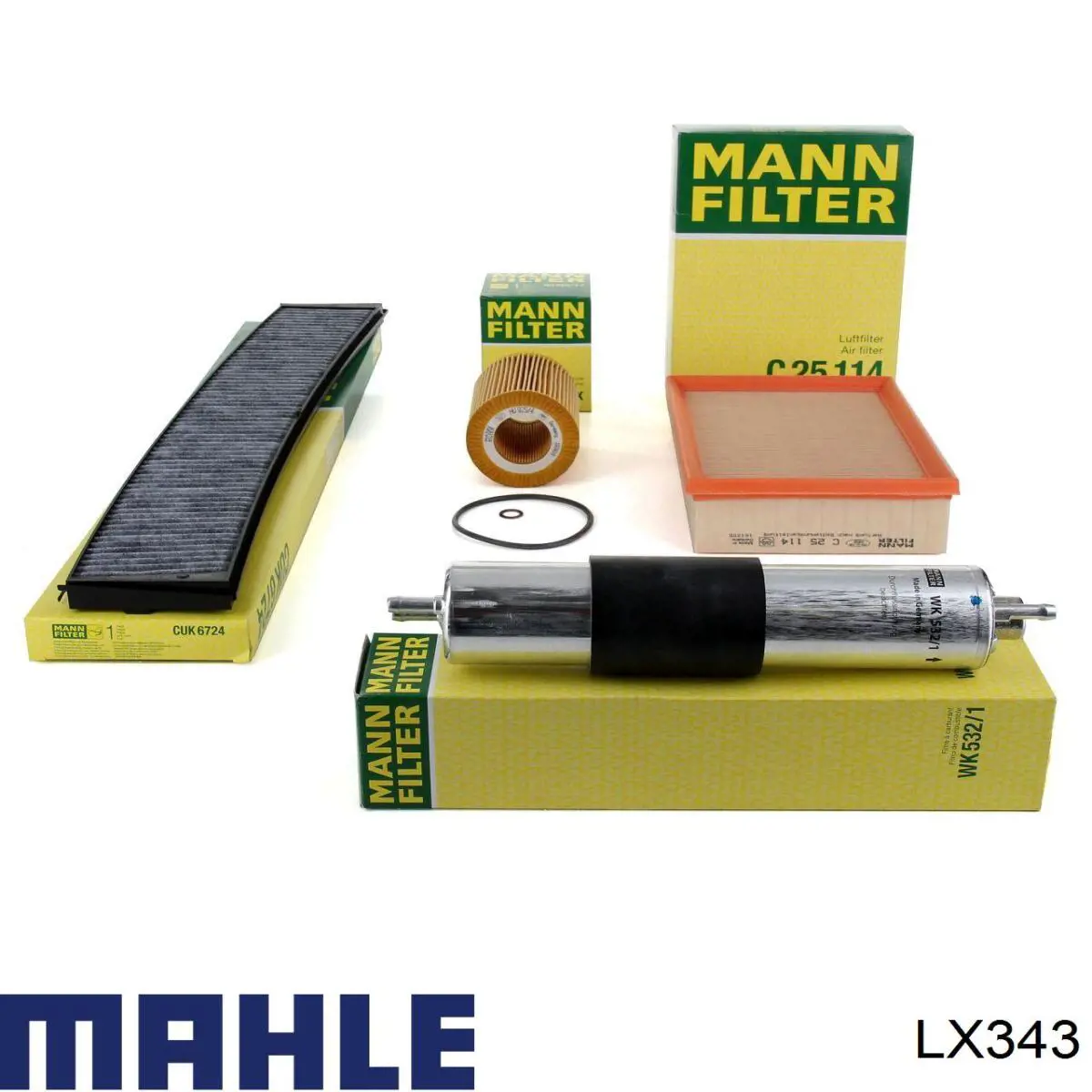 Воздушный фильтр LX343 Mahle Original
