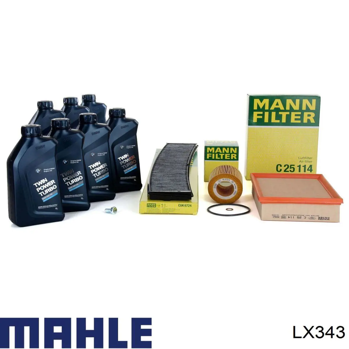 LX343 Mahle Original Воздушный фильтр двигателя