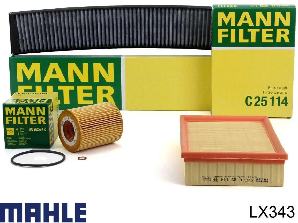 Элемент воздушного фильтра Mahle Original LX343 цена, от 13.61 USD