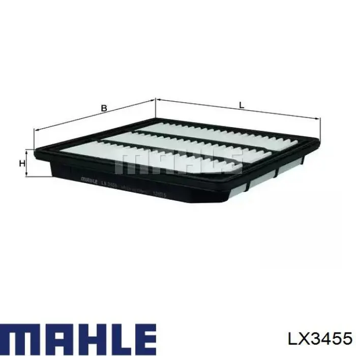 LX3455 Mahle Original filtro de ar