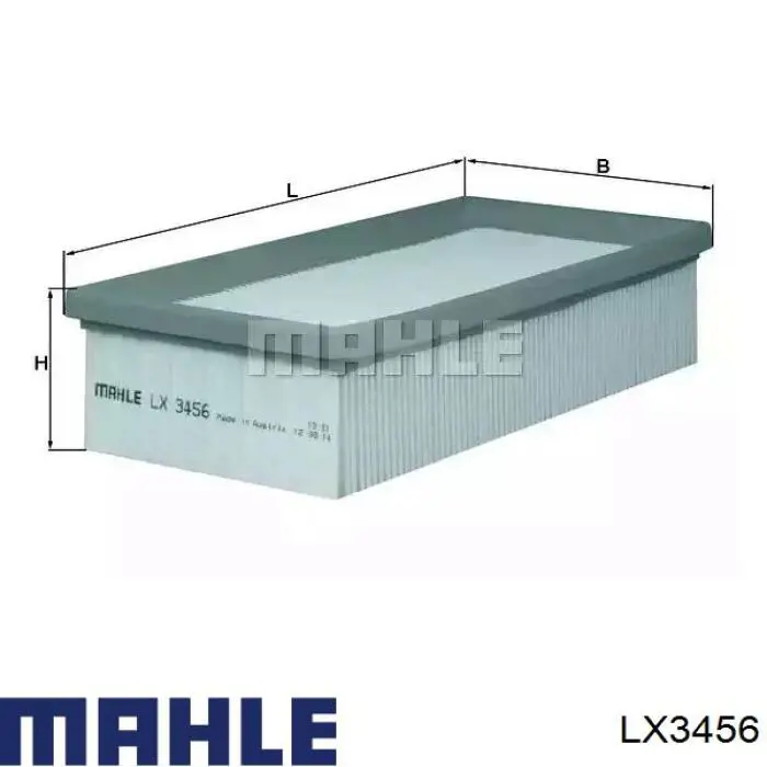 LX3456 Mahle Original воздушный фильтр
