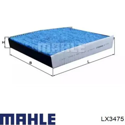 Воздушный фильтр LX3475 Mahle Original