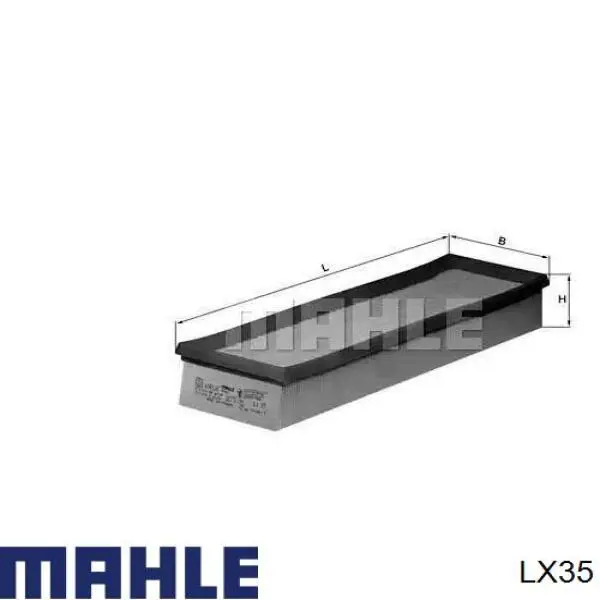LX35 Mahle Original воздушный фильтр