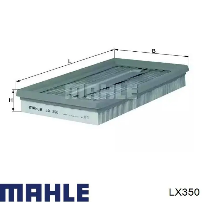 Воздушный фильтр LX350 Mahle Original