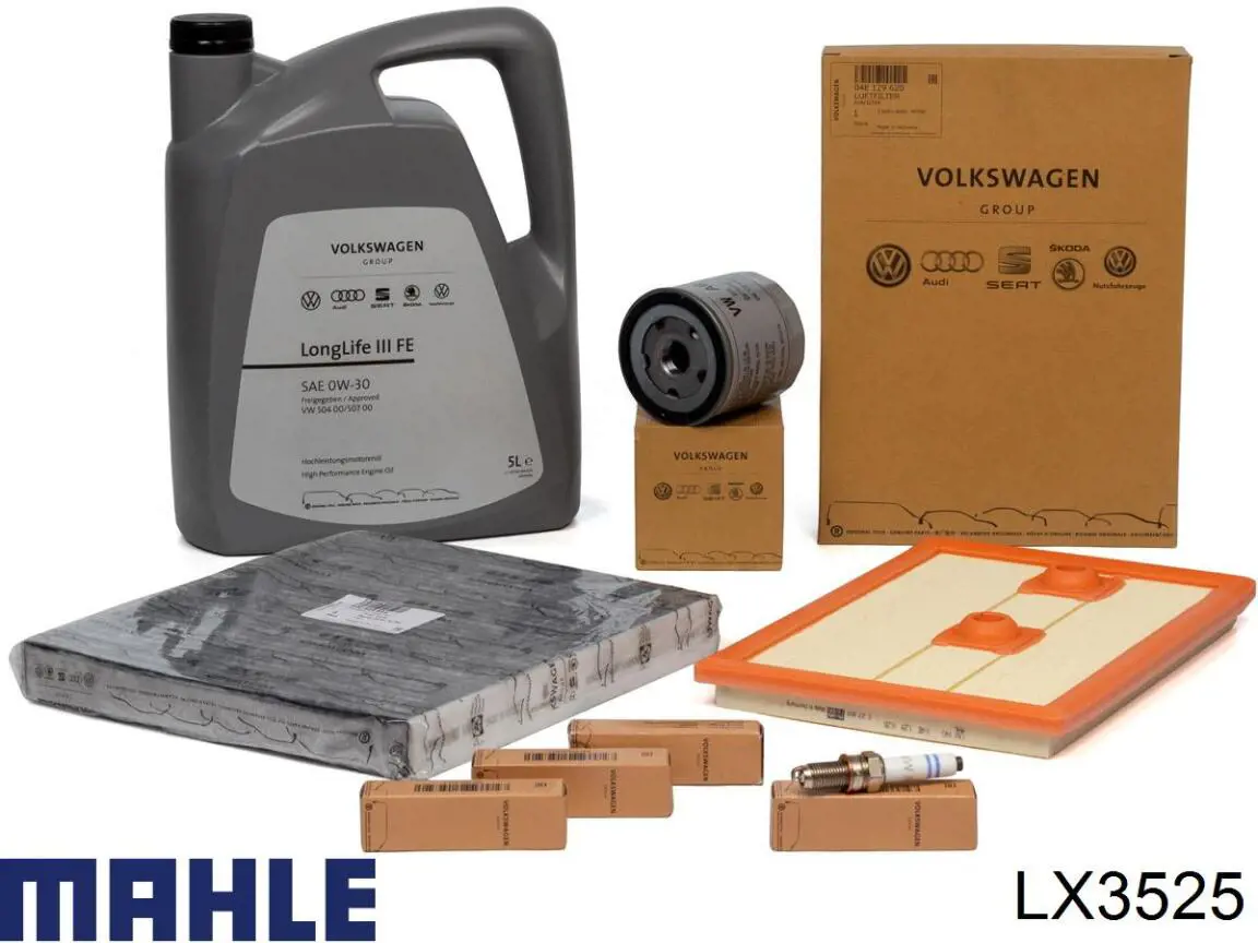 Воздушный фильтр LX3525 Mahle Original