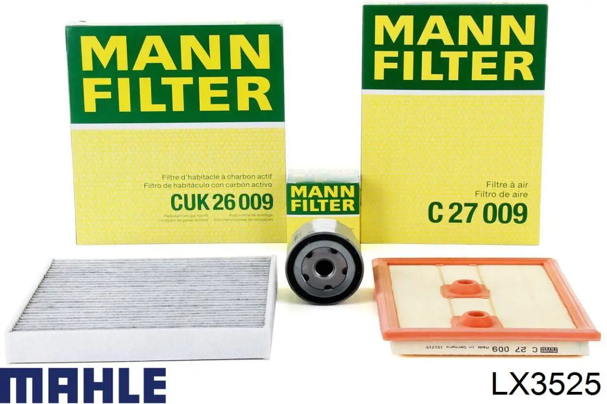 Элемент воздушного фильтра Mahle Original LX3525 цена, от 15.16 USD